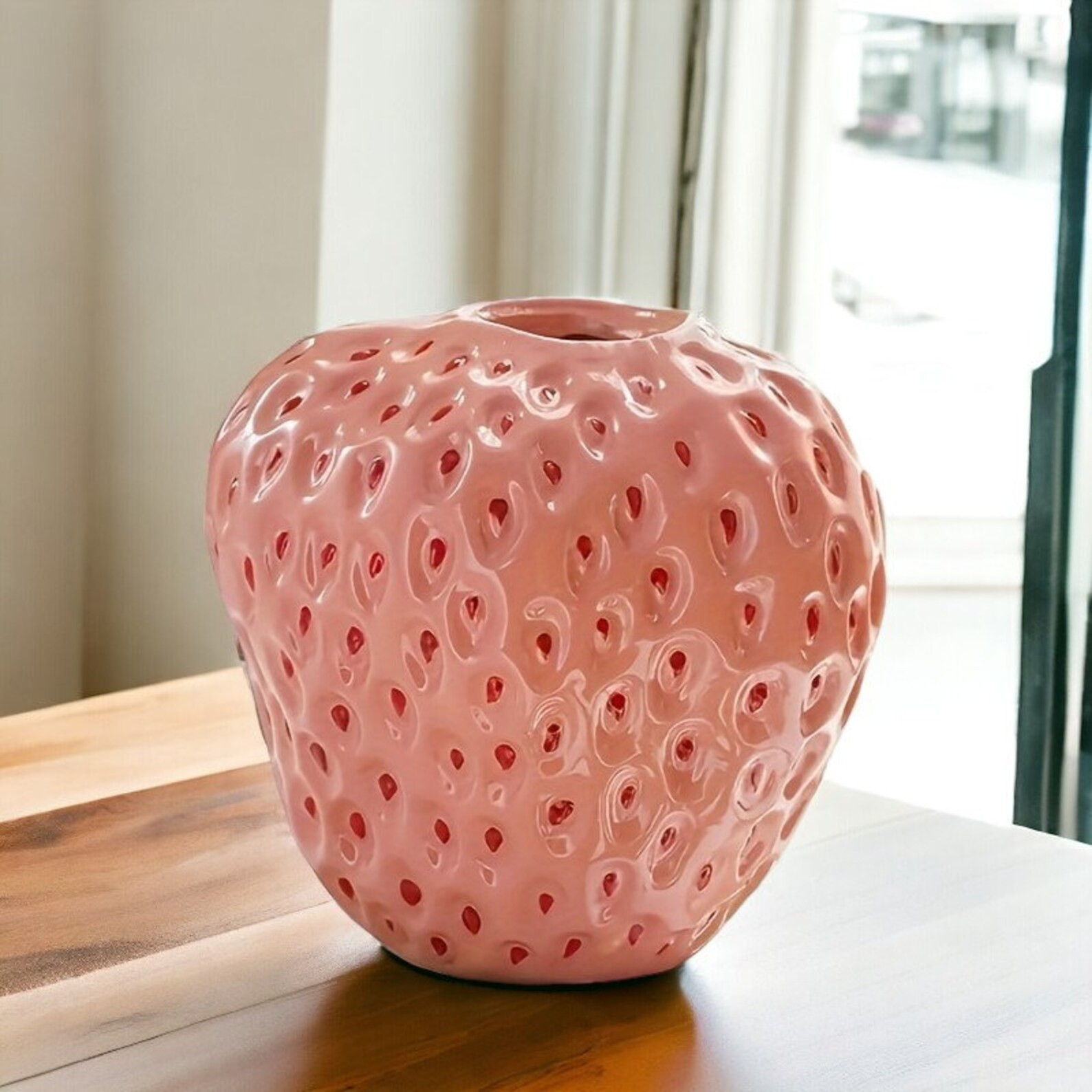 Strawberry-shaped Vase | Ornamental Vases | Strawberry Flower Vase | Home Decor | Flower Pots | L... | Etsy (UK)