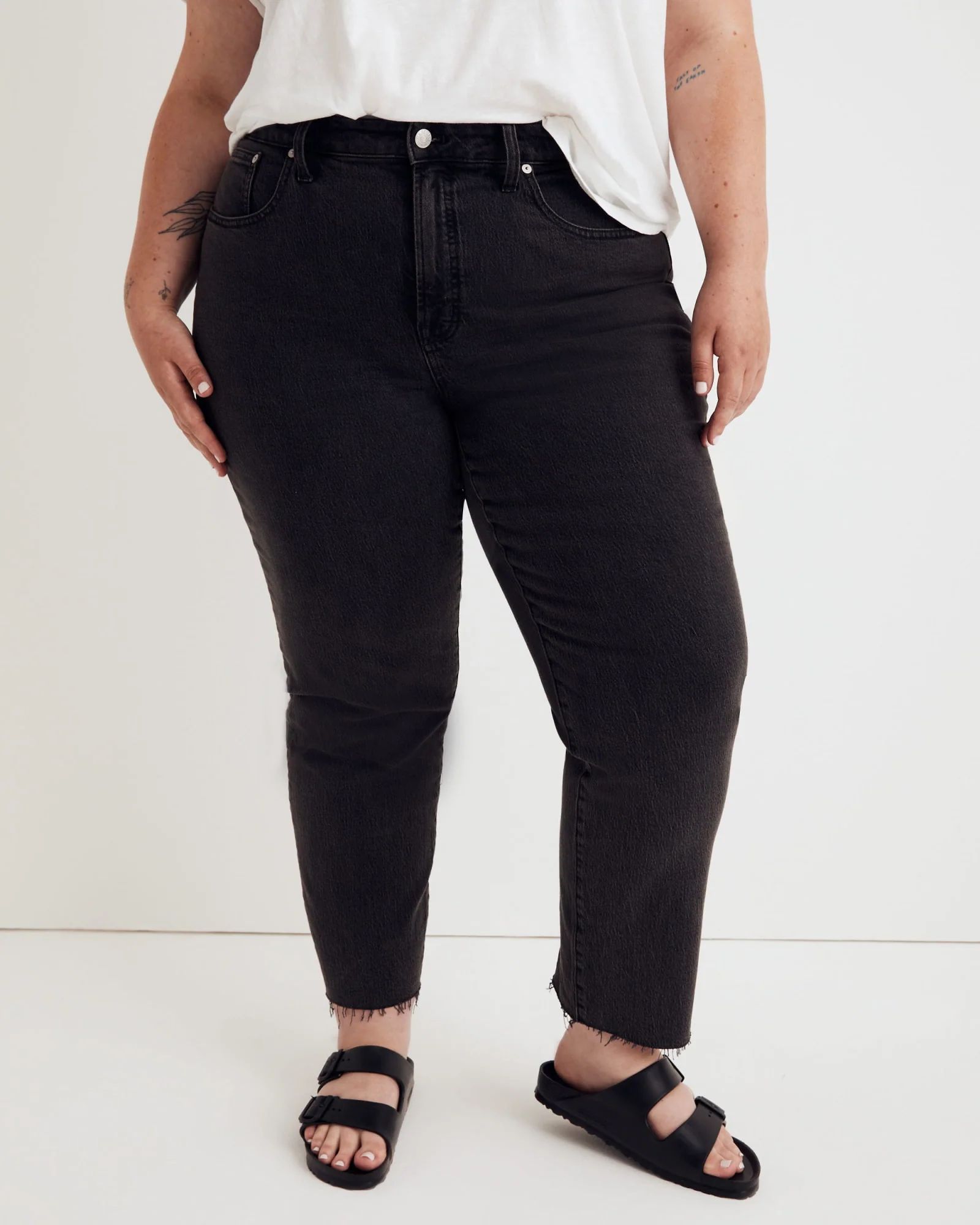 Perfect Vintage Straight Jean | Black | Dia & Co