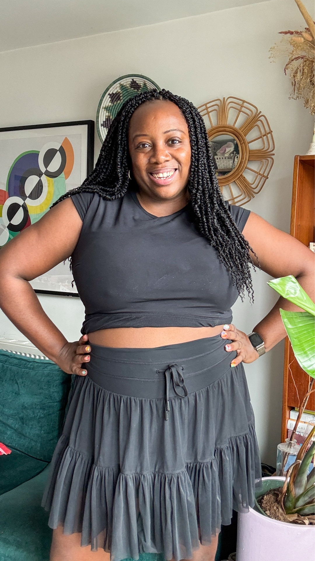 Popflex - XL skirt & 2XL top
Gymshark - XXL vest
Sweaty Betty - L leggings, 2XL top, 3XL bra

#LTKfitness #LTKsummer #LTKmidsize