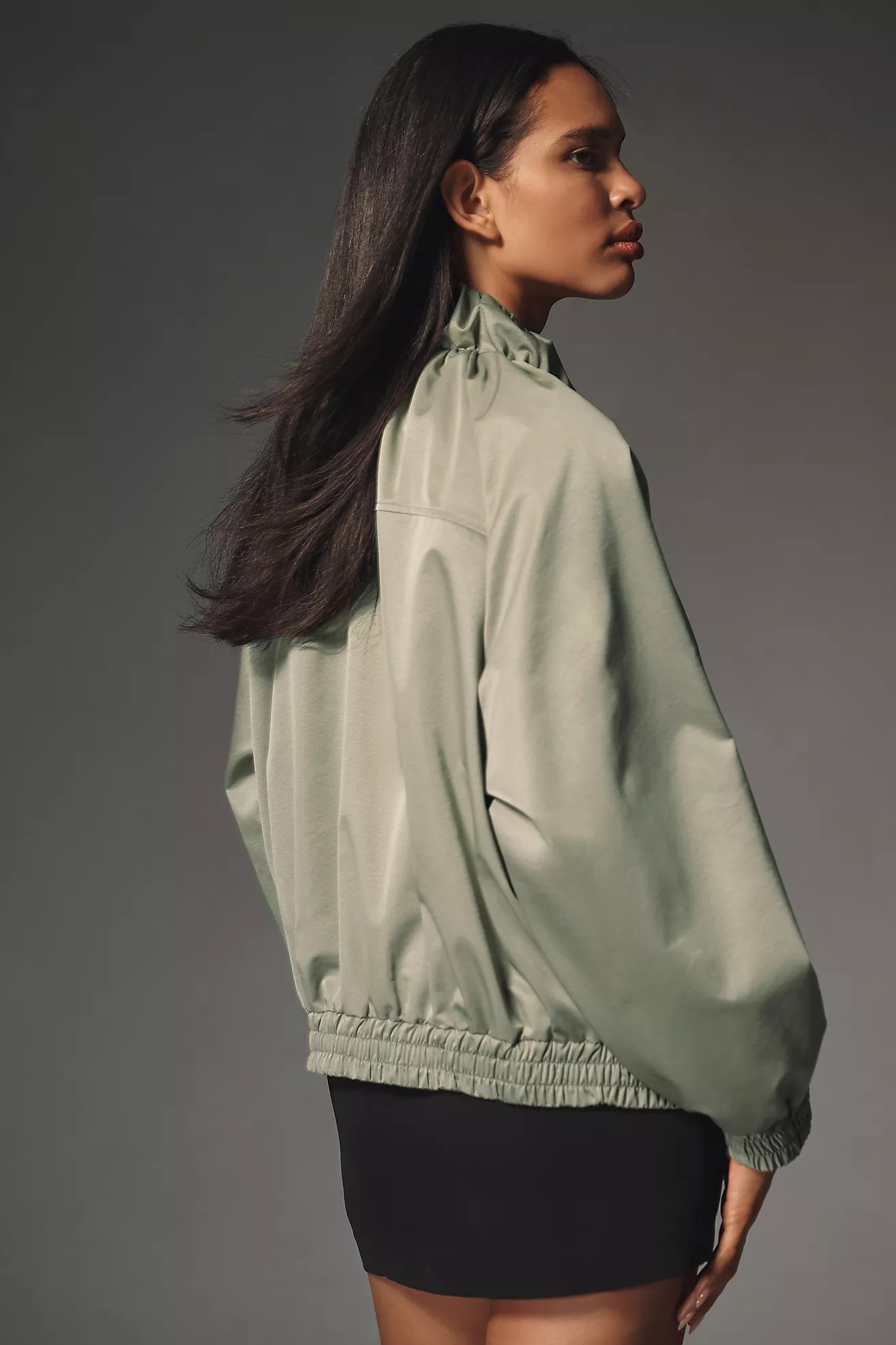 Pilcro Ruched-Collar Jacket | Anthropologie (US)