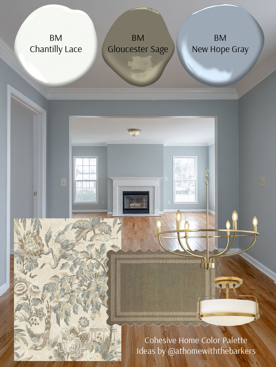 Open concept color palette and decor 

 #LTKHome