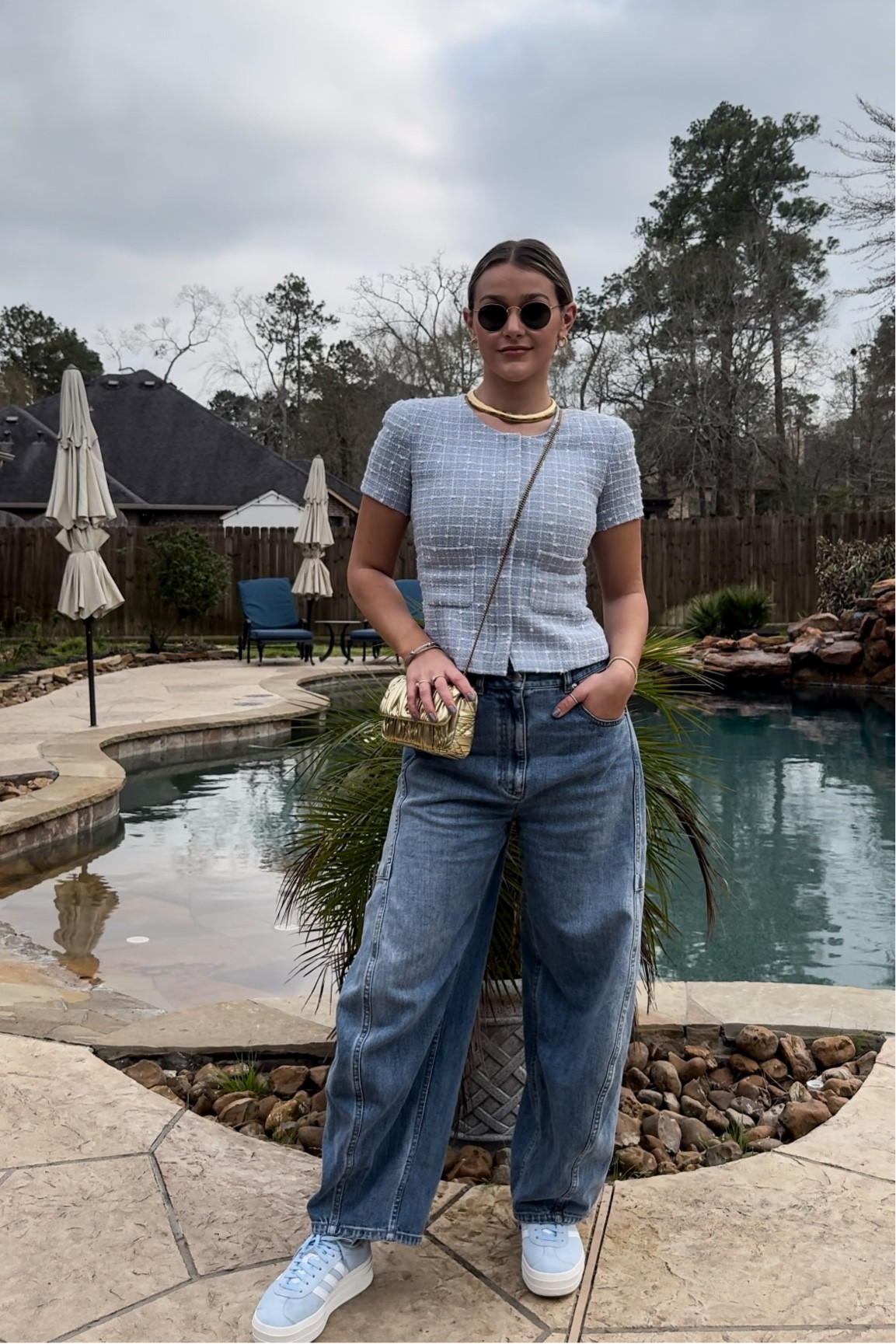 transitional spring look! 💐👖🦋

#LTKstyletip #LTKSpringSale #LTKSeasonal