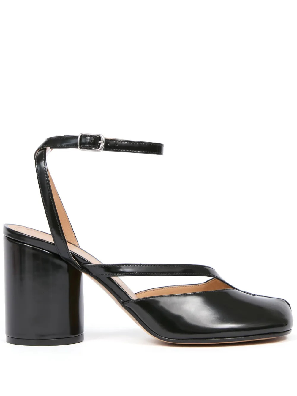 Maison Margiela 80mm Tabi Sandal Pumps | Black | FARFETCH CA | Farfetch Global
