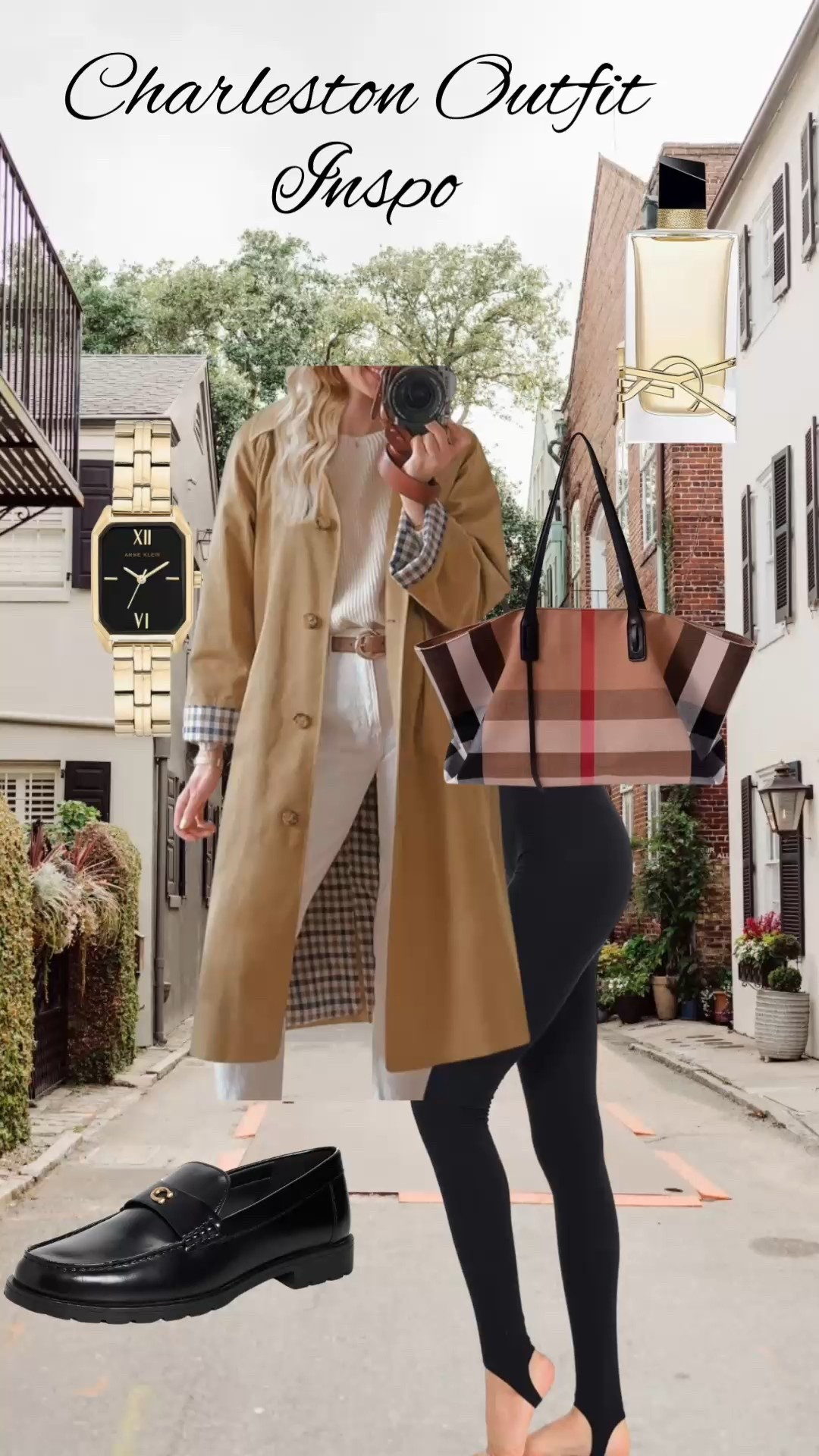 Charleston outfit inspo — what I wore in Charleston 🧥👞👜


Old money style, old money fashion, Amazon style, Amazon fashion, plaid trench coat, stirrup leggings, loafers, target shoes, Anne Klein watch, Ysl perfume, Black Friday sales, cyber Monday deals, Burberry lookalike tote, Charleston look, southern style, southern belle 

#LTKHoliday #LTKootd #LTKCyberWeek