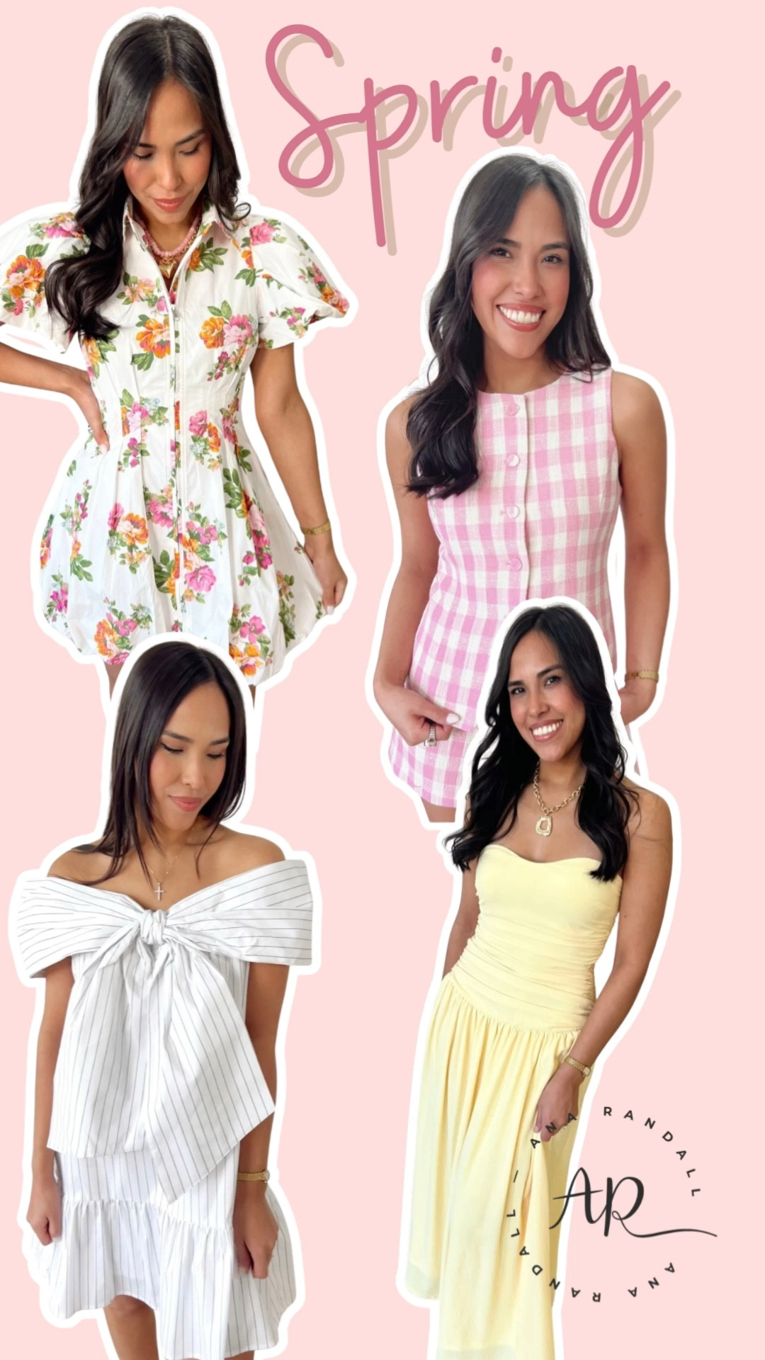 Spring dresses are having a moment 🌸 From floral minis to pink gingham and soft pastel maxis, these are the prettiest finds for Easter, brunch, baby showers, and all the spring events on your calendar. Linked all my favorites! 💕

XOXO,
Ana Randall💗

#LTKdayinmylife #LTKSeasonal #LTKOver40