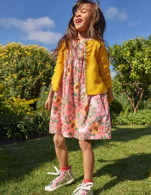 Smocked Dress - Pink Lemonade Berry Patch | Boden US | Boden (US)