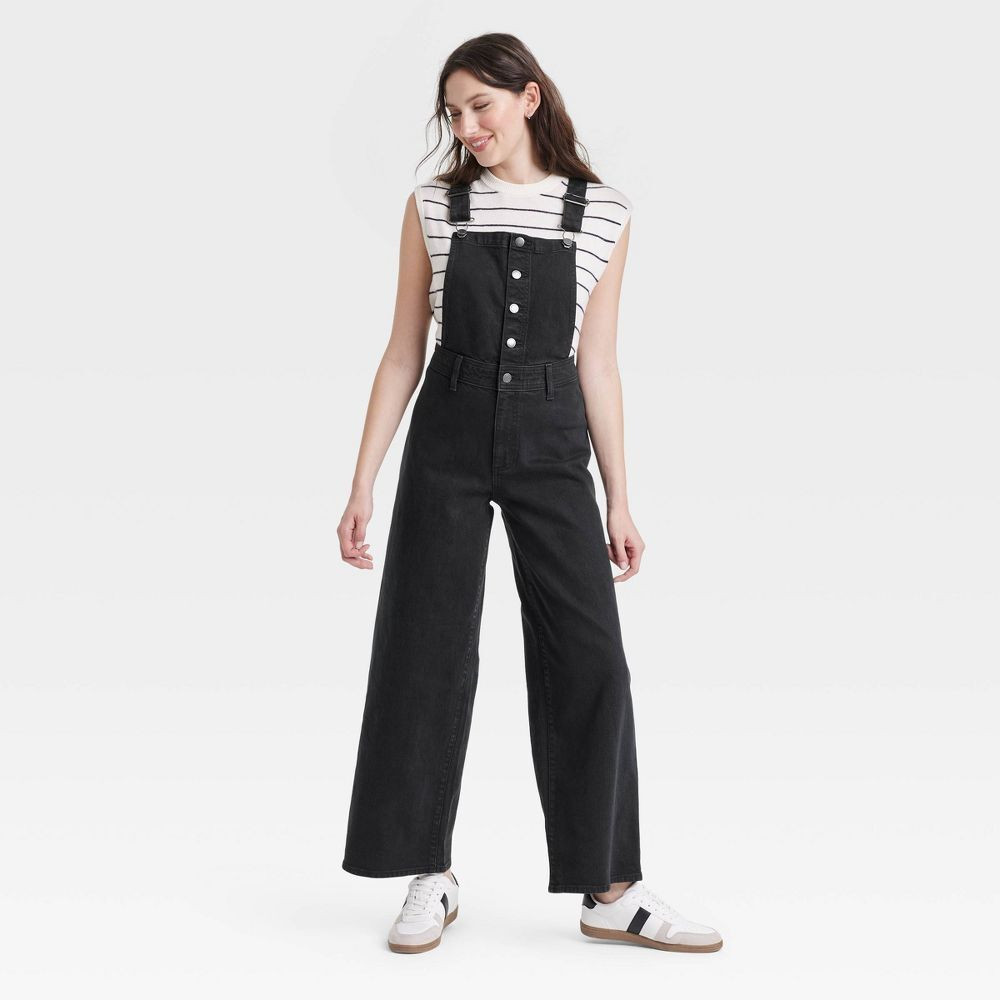 Women's Denim Sailor Overalls - Universal Thread Black 8  | eBay | eBay US