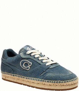 Soho Espadrille Denim Lace Up Sneakers | Dillard's