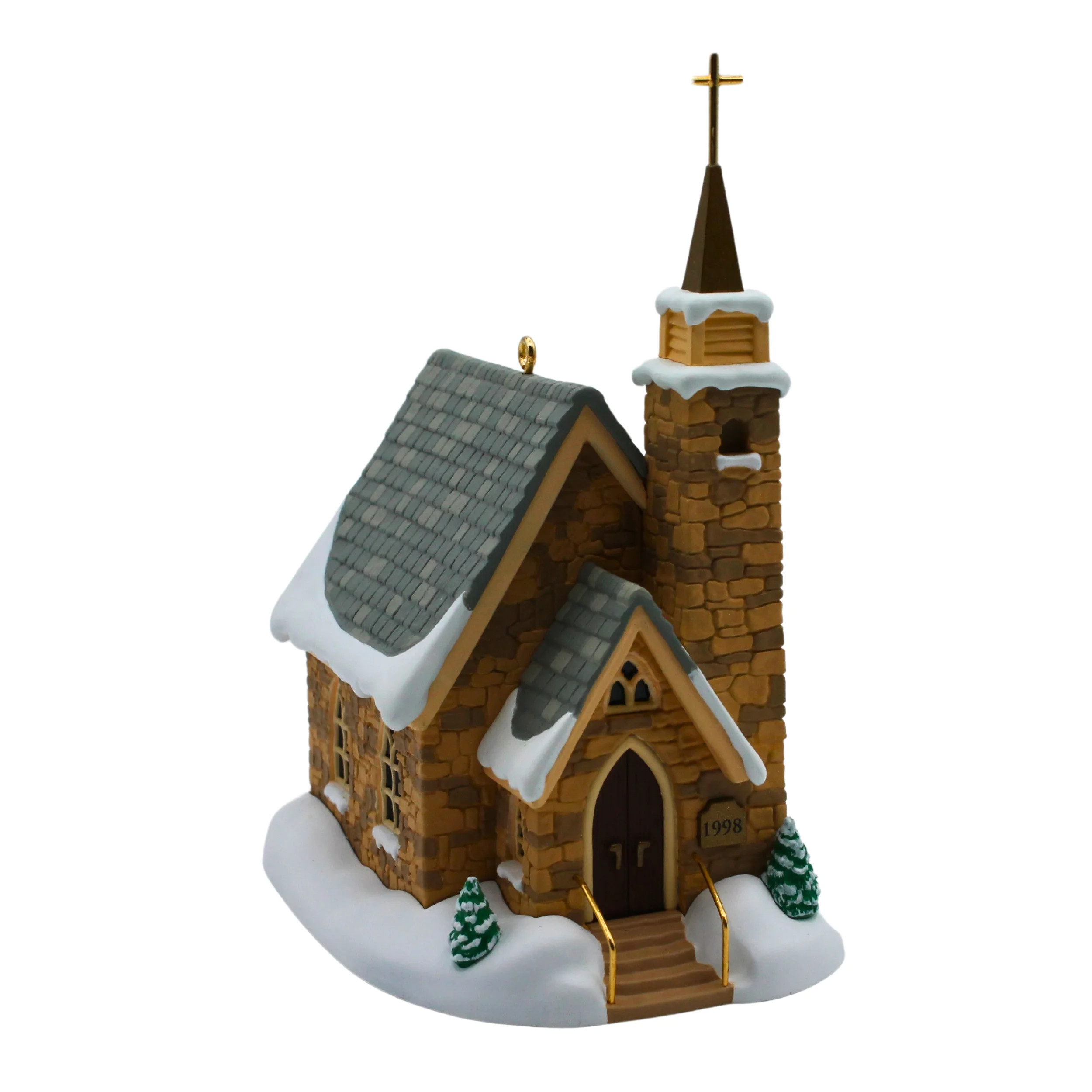 Hallmark Ornament: 1998 The Stone Church | QLX7636 | 1st in Series | Walmart (US)