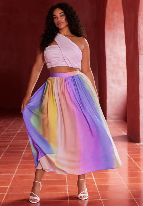 Flowy Maxi Skirt | Eloquii