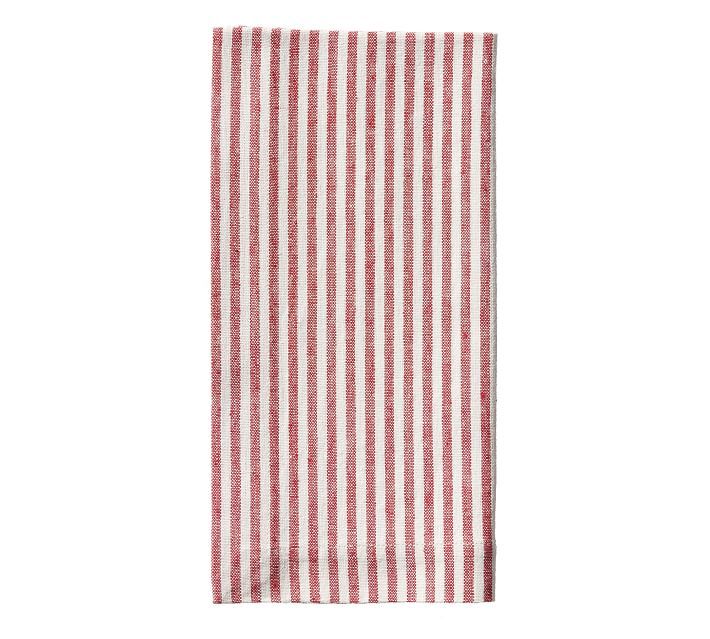 Wheaton Striped Linen/Cotton Napkins | Pottery Barn (US)