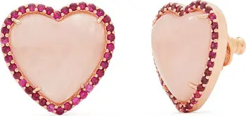 kate spade new york quartz heart stud earrings | Nordstrom | Nordstrom