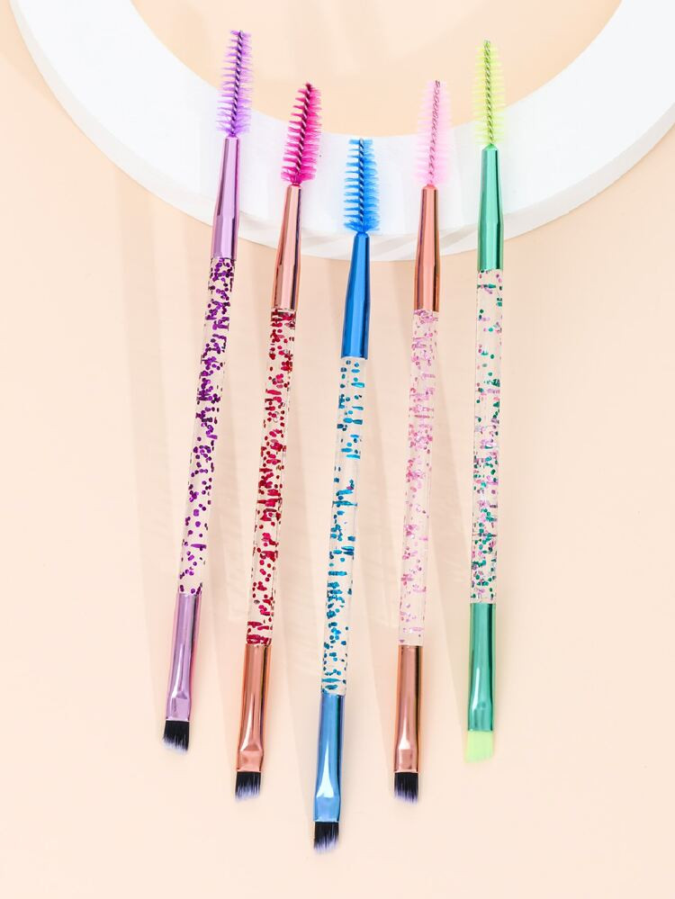5pcs Dual Ended Eye Brush Set | SHEIN