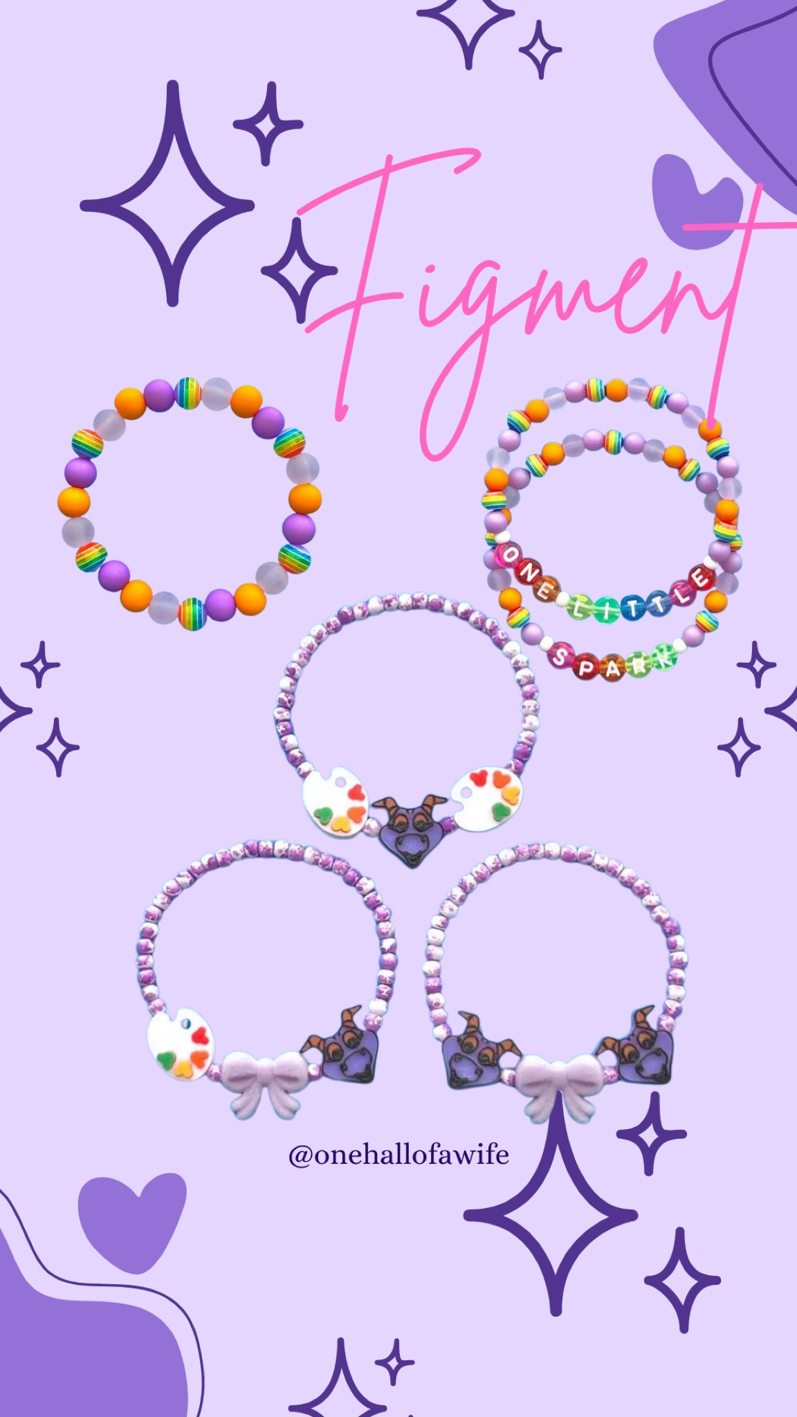 Figment bracelets right on time for the Festival of the Arts at Epcot! 
I just ordered these cuties from Say Like Yay! 🌈

#LTKFindsUnder50 #LTKTravel