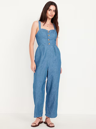 Button-Front Cami Jumpsuit | Old Navy (US)