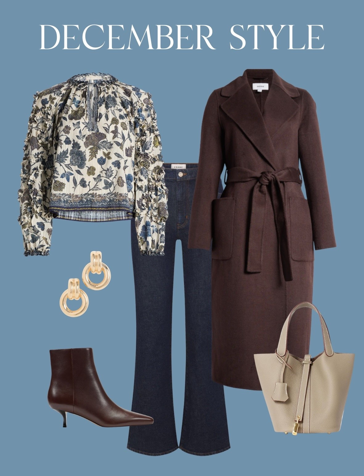 Outfit of the week! I’ve been eyeing this brown Reiss coat🤎 the quality is so amazing and I’m obsessed with brown this season! These frame jeans are some of my faves and are a great pair to wear this season!

#LTKootd #LTKSeasonal #LTKOver40