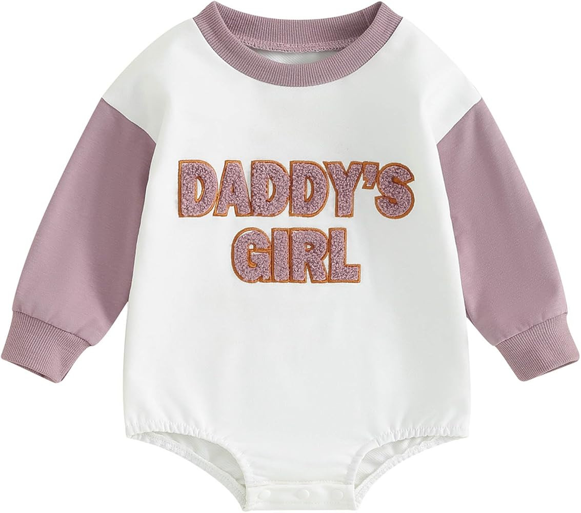 Toddler Baby Sister Romper Big Sister Little Sister Matching Clothes Fall Outfit Infant Newborn S... | Amazon (US)