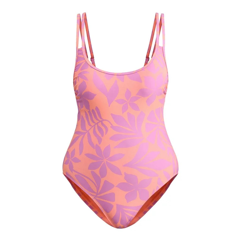 No Boundaries High Leg One Piece Swimsuit, Women's | Walmart (US)