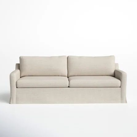 Joss & Main Neruda Swigart 86" Square Arm Slipcovered Sofa with Reversible Cushions | Wayfair | Wayfair North America