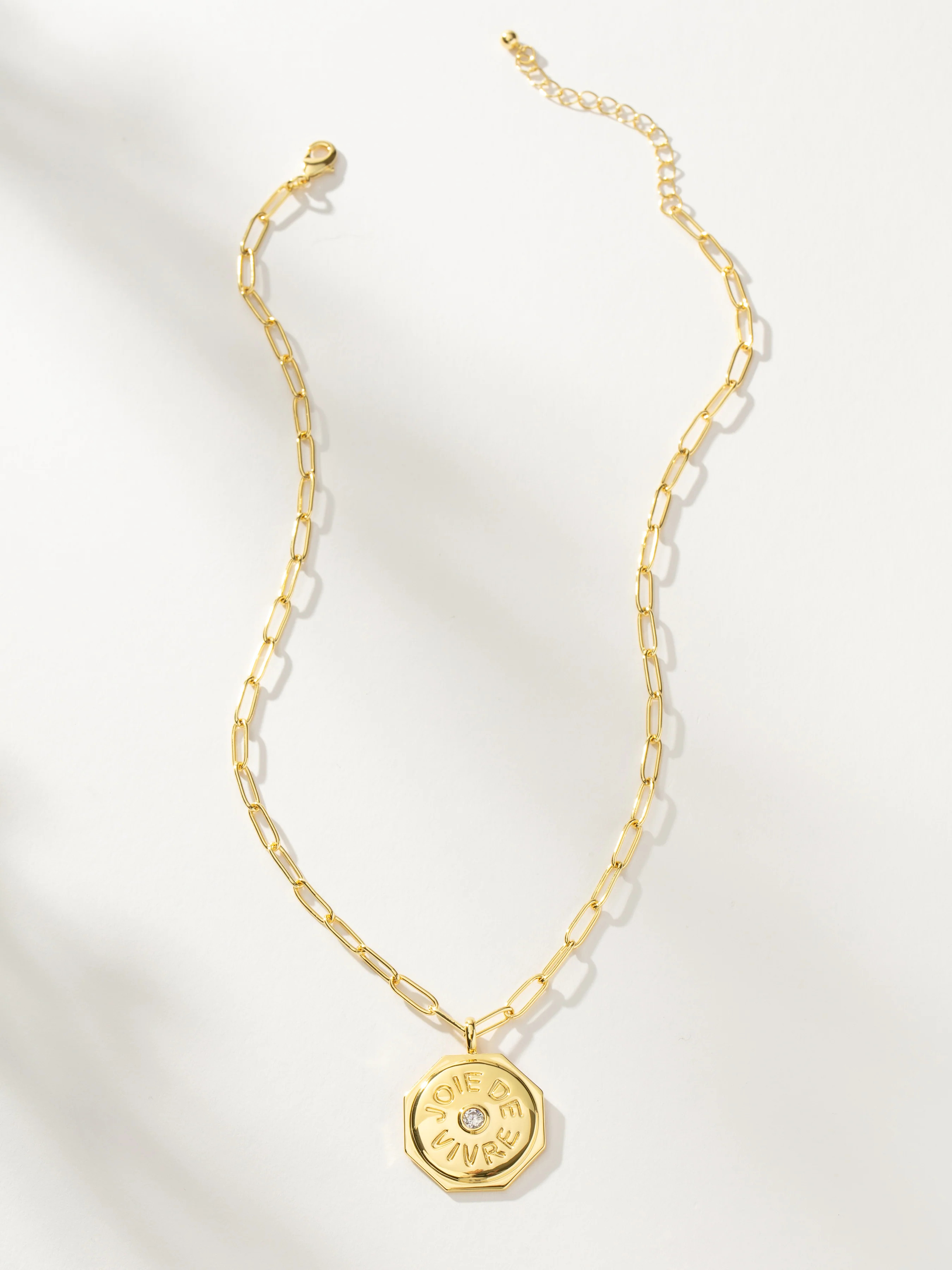 Joie De Vivre Statement Pendant Necklace in Gold | Uncommon James | Uncommon James