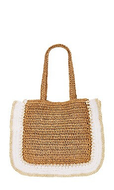 Nikki Beach Kamila Tote in Natural & White from Revolve.com | Revolve Clothing (Global)