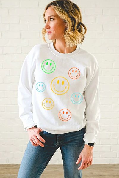 All Smiles Sweatshirt | Gunny Sack and Co