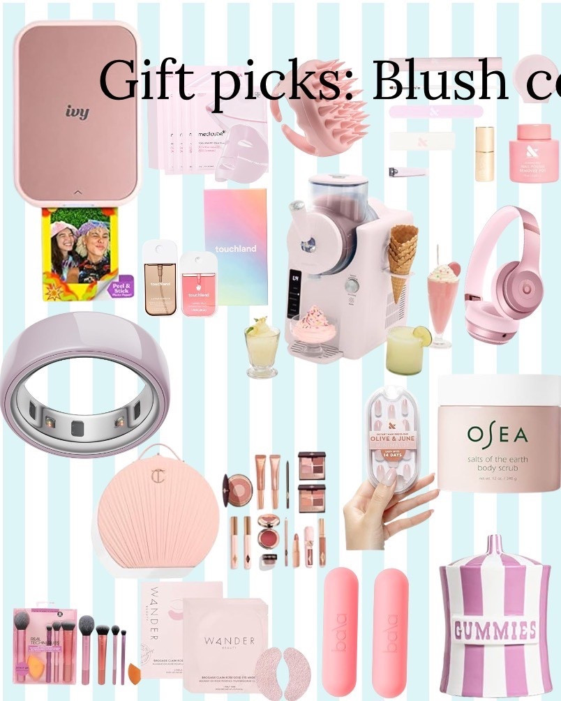 A curated blush-core gift edit filled with pink beauty, wellness, and self-care favorites. Soft, feminine, aesthetic—and perfect for gifting or treating yourself. All items are bestseller-approved and match the trending blush-core color palette. gifteditideas

#LTKGiftGuide #LTKCyberWeek #LTKHoliday