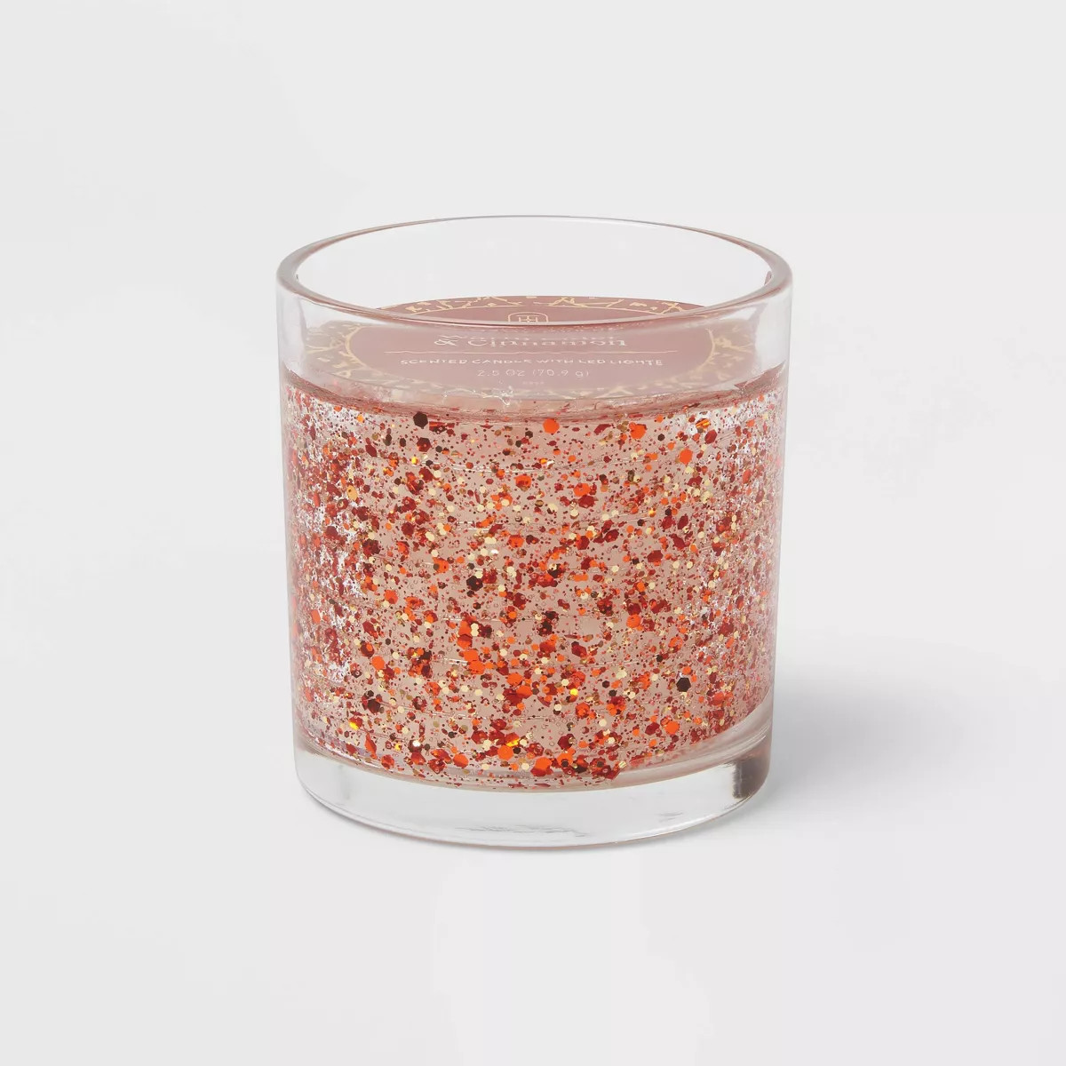 LED Warm Cider and Cinnamon Gel Candle 2.5oz - Threshold™ | Target