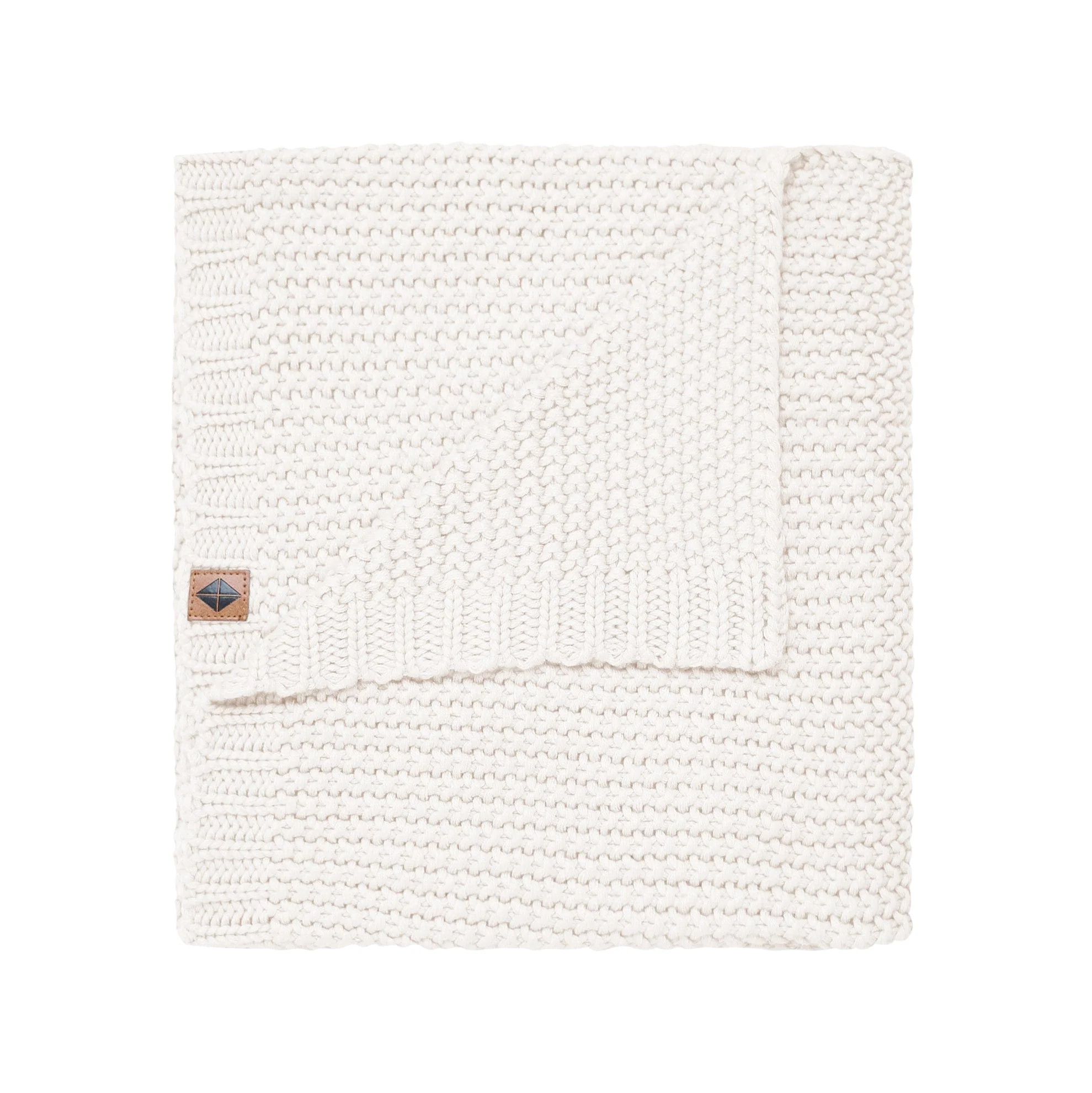 Chunky Knit Baby Blanket in Cloud | Kyte BABY