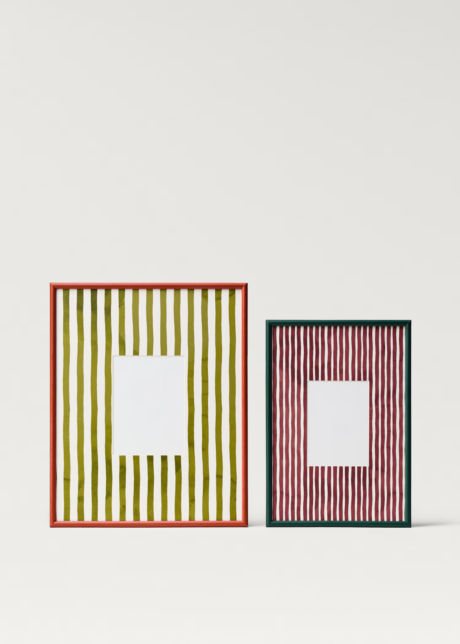 Wooden frame with large lines - Home | MANGO USA | Mango (US/MX/AU)