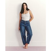 Simply Be Mid Wash Barrel Leg Jean | Simply Be (UK)