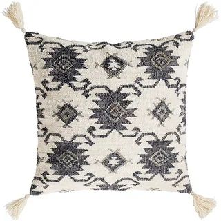 Maddox Traditional Black Throw Pillow Cover 20-inch - On Sale - Overstock - 23143238 | Bed Bath & Beyond