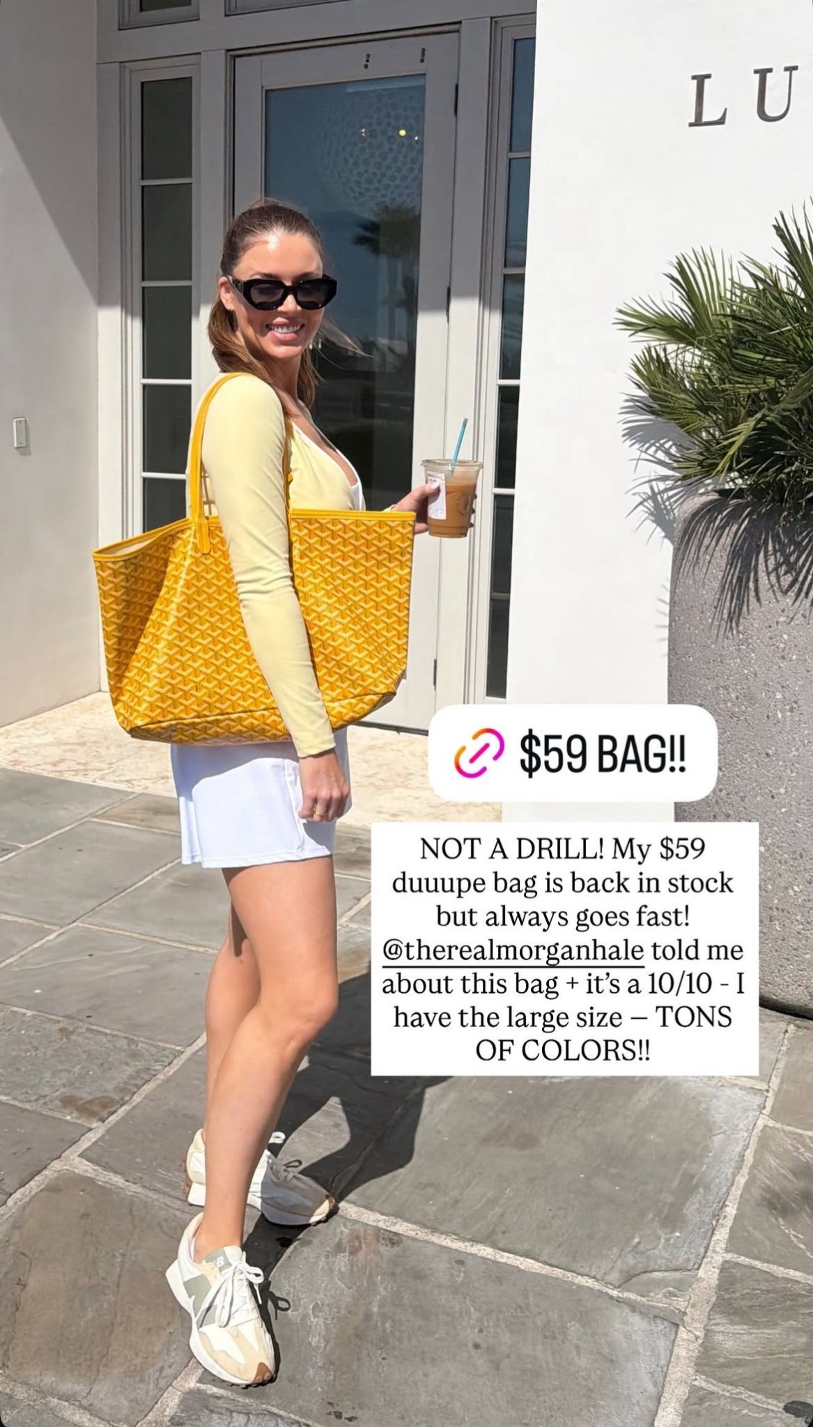 NOT A DRILL! My $59 duuupe bag is back in stock but always goes fast!

@therealmorganhale told me about this bag + it's a 10/10 - 1 have the large size - TONS OF COLORS!!

#LTKTravel #LTKootd #LTKSeasonal