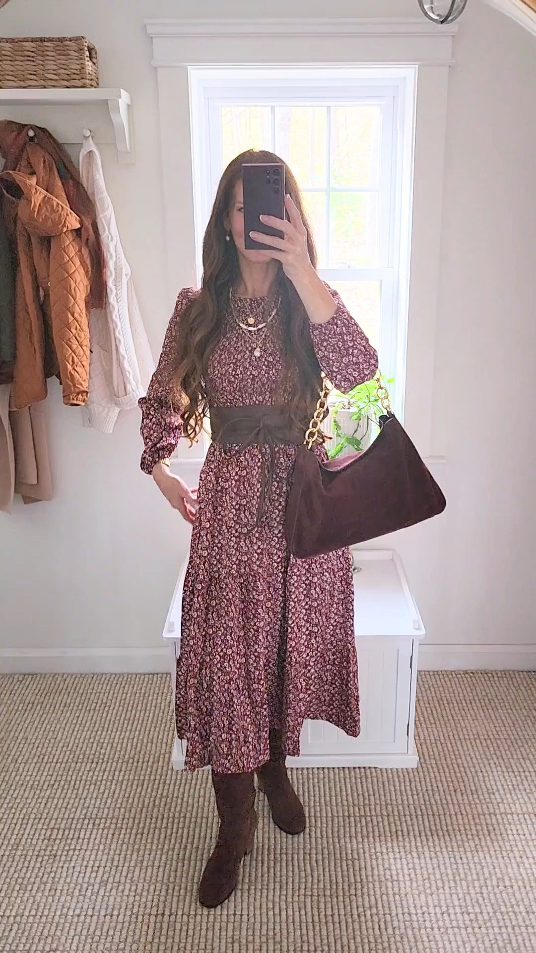 Dresses are my favorite kind of outfit 🤎 so easy, one and done.
Love this one in warm tones — flattering, comfortable, and easy to layer with boots, a belt, or a jacket when you need a little extra warmth.
Linked this and similar styles.

#ltkstyle #ltkit #ltkfashion #ltkfinds #fallstyle #dressseason #everydaystyle #effortlessstyle #femininefashion #oneanddone #easyoutfit #warmtones #burgundydress #earthtones #layeringstyle #cozystyle #timelessstyle #over40style #over50style #midlifefashion #outfitinspo #ootd #ltkunder100 

 #LTKdayinmylife #LTKgrwm #LTKootd