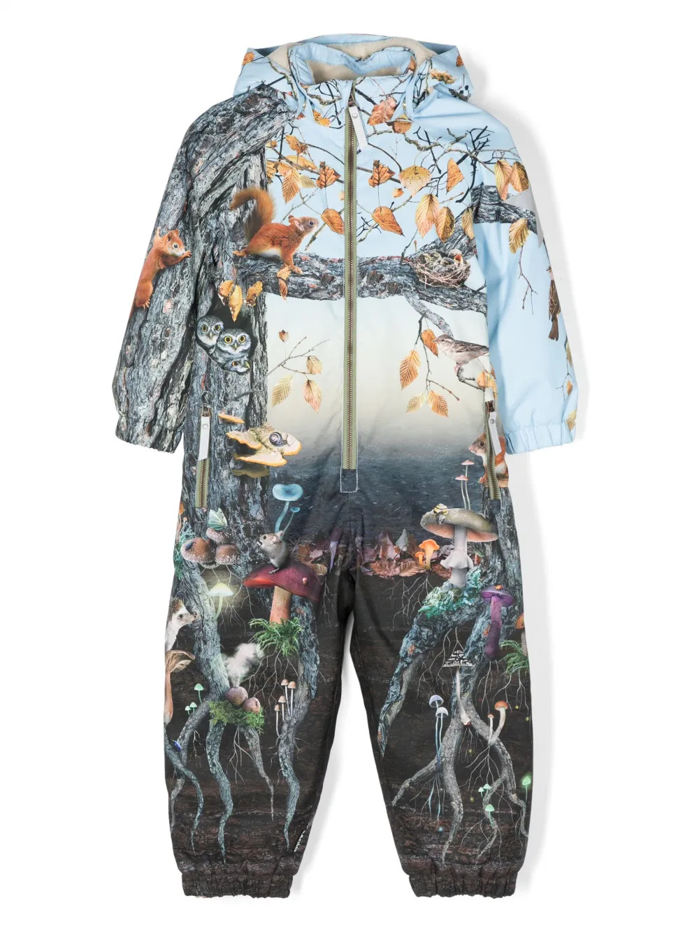 Molo graphic-print Zipped Hooded Jumpsuit - Farfetch | Farfetch Global