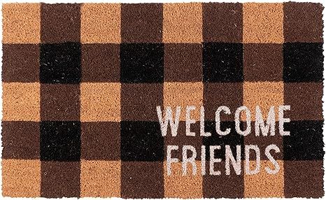 New KAF Home Coir Doormat with Heavy-Duty, Weather Resistant, Non-Slip PVC Backing | 17 by 30 Inc... | Amazon (US)