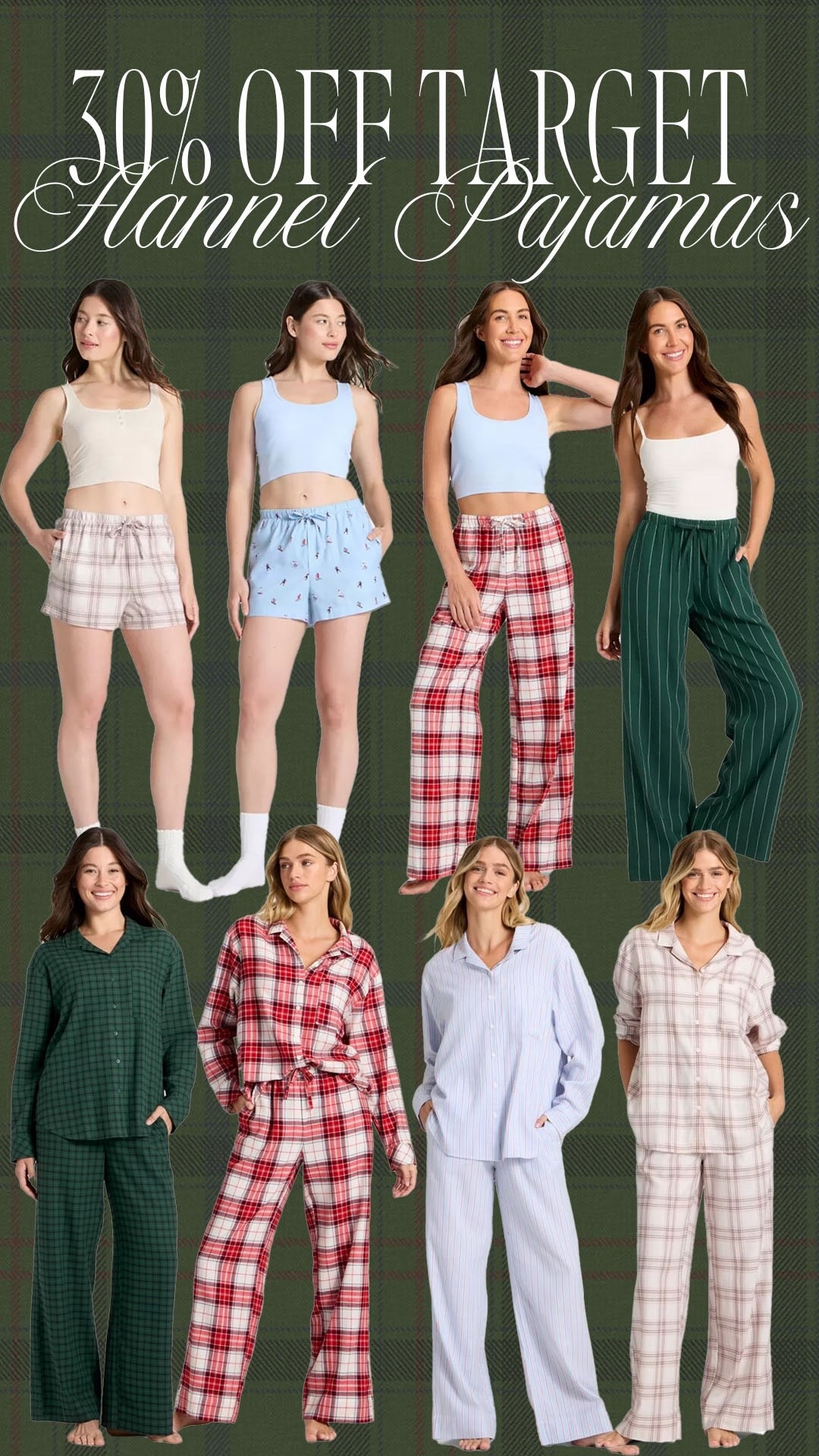 30% off Target Pajamas | 30% off Target Pjs | Target Flannel Pajamas 

#LTKSaleAlert #LTKHoliday #LTKHome