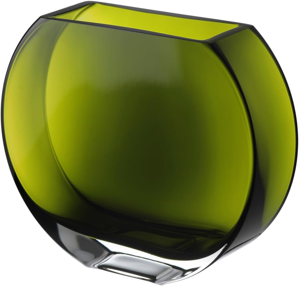Glass - Vase - 8" Height - Green - Sphere - Made in Europe - by Barski | Amazon (US)