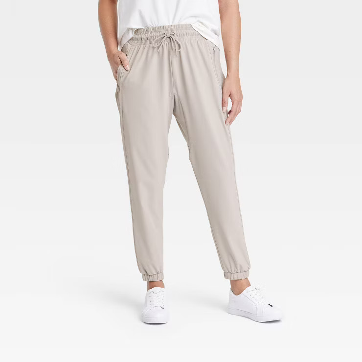 Women's Lined Woven Joggers - All in Motion™ | Target