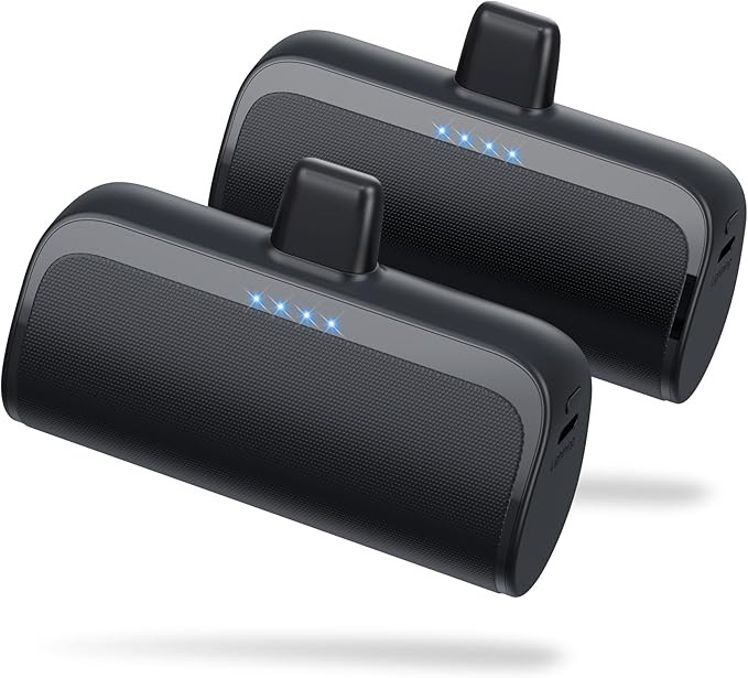 [2 Pack]Mini Portable Charger for iPhone,5200mAh Ultra-Compact Fast Charging Power Bank Cordless ... | Amazon (US)