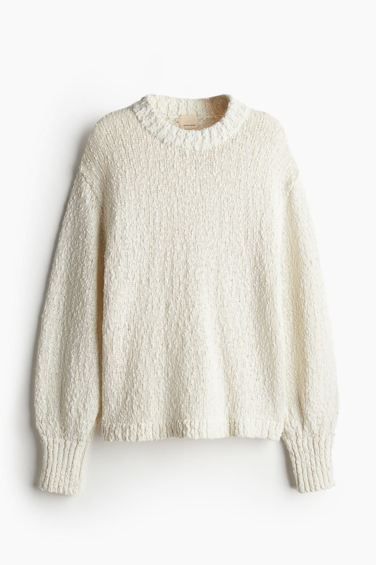 Silk-blend Sweater - Cream - Ladies | H&M US | H&M (US + CA)