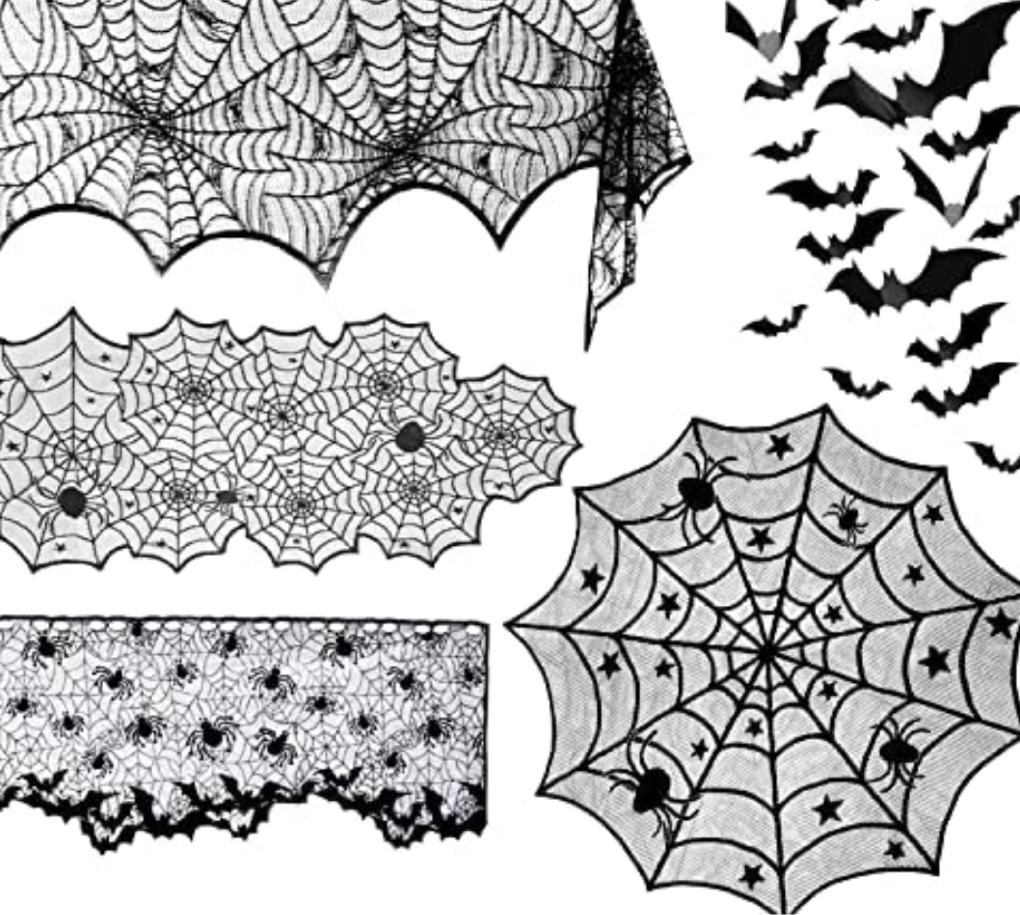 5pack Halloween Contrast Mesh … curated on LTK