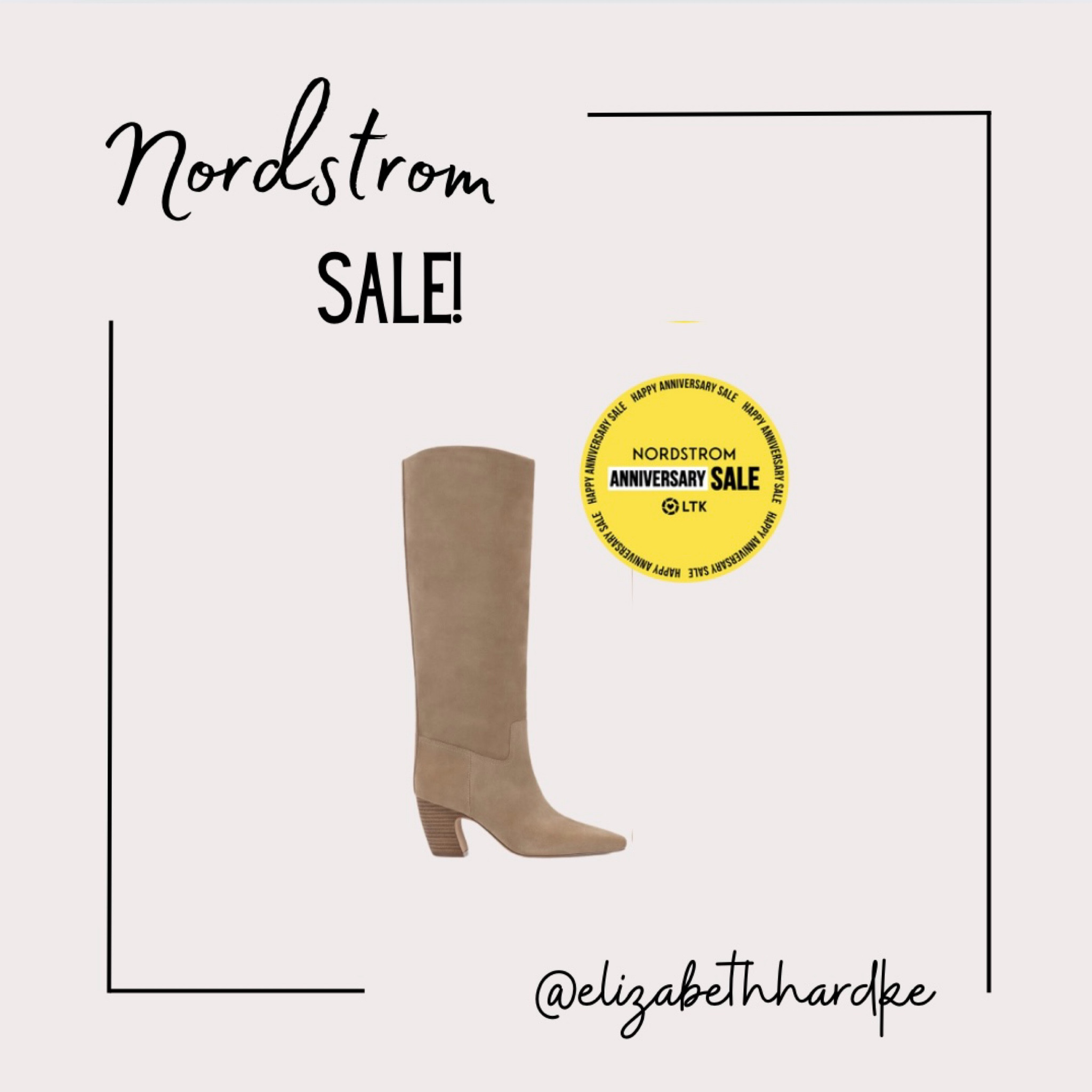 Vince Camuto, knee high boots, suede, block heel, neutral boot, Nordstrom sale, Nsale

#LTKShoeCrush #LTKSummerSales #LTKxNSale