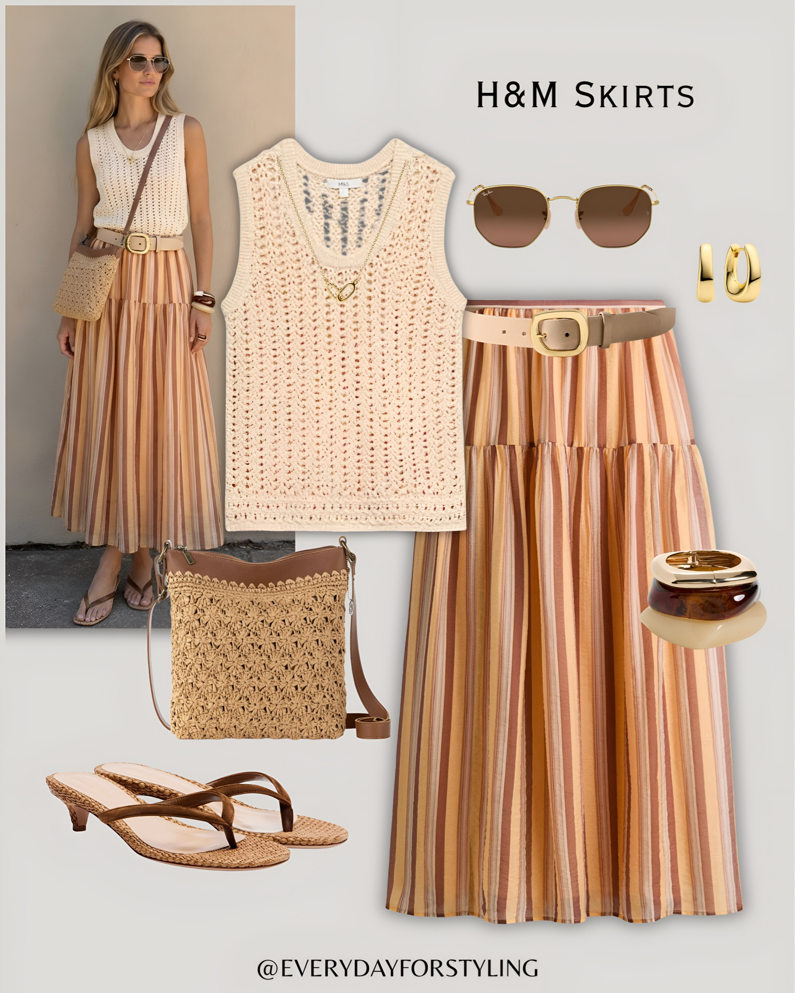 Bohemian elegance that costs almost nothing ☄️

H&M skirts summer 2026, H&M midi skirt outfits, how to style midi skirts, floral midi skirt outfit, denim midi skirt look, H&M fashion finds 2026, affordable midi skirt women, toile print skirt outfit, stripe midi skirt styling, crochet top midi skirt, chic H&M outfits, elevated high street style, summer skirt outfit ideas, midi skirt aesthetic 2026, quiet luxury skirt look, H&M summer edit, effortless summer skirts, affordable chic fashion women, summer wardrobe H&M, effortless elegant style, summer outfits, fashion trends 2026, OOTD, simple styling, outfit ideas, casual elegant look, neutral style women, what to wear, how to wear, ways to style, everydayforstyling 

#hmskirtoutfits, #MidiSkirtOutfits2026, #HMFashionSummer, #AffordableMidiSkirts, #SummerSkirtStyle​​​​​​​​​​​​​​​​


#LTKTravel #LTKSeasonal #LTKootd