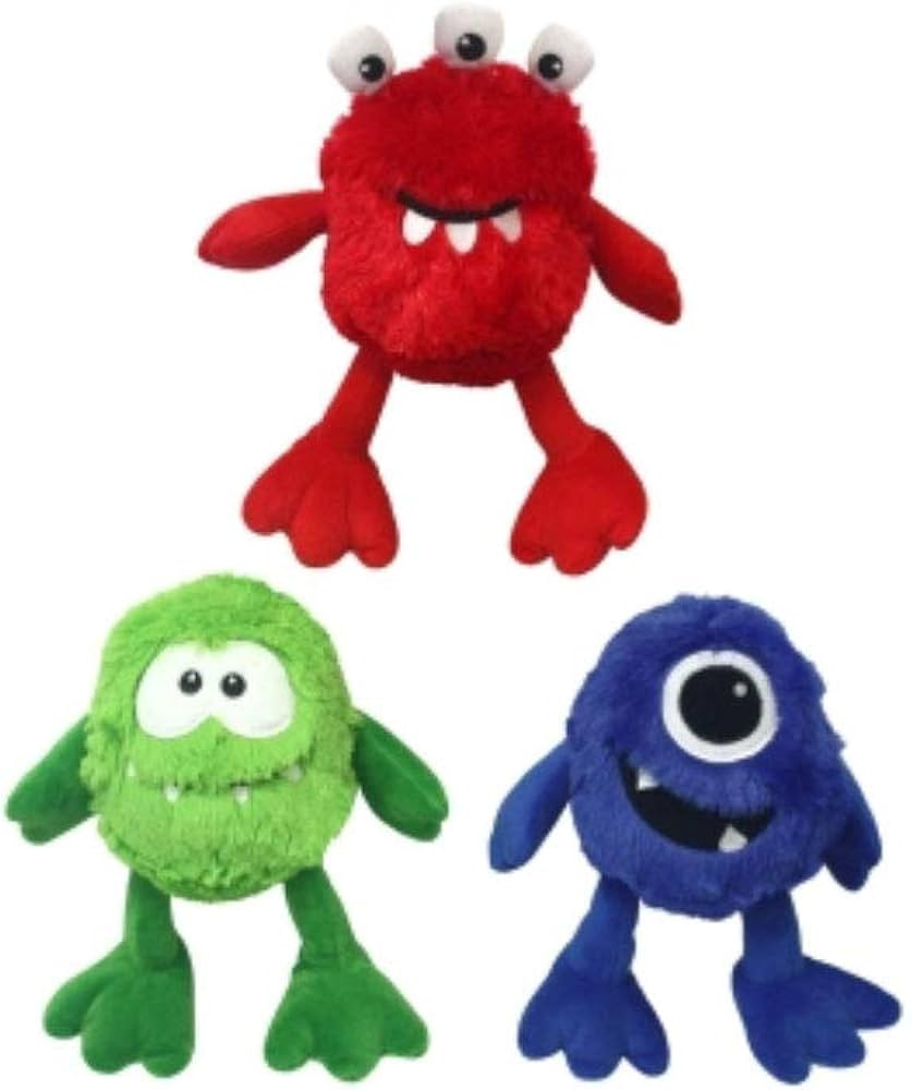 Multipet Plush Monster with Large Squeaker 9 in, Assorted | Amazon (US)