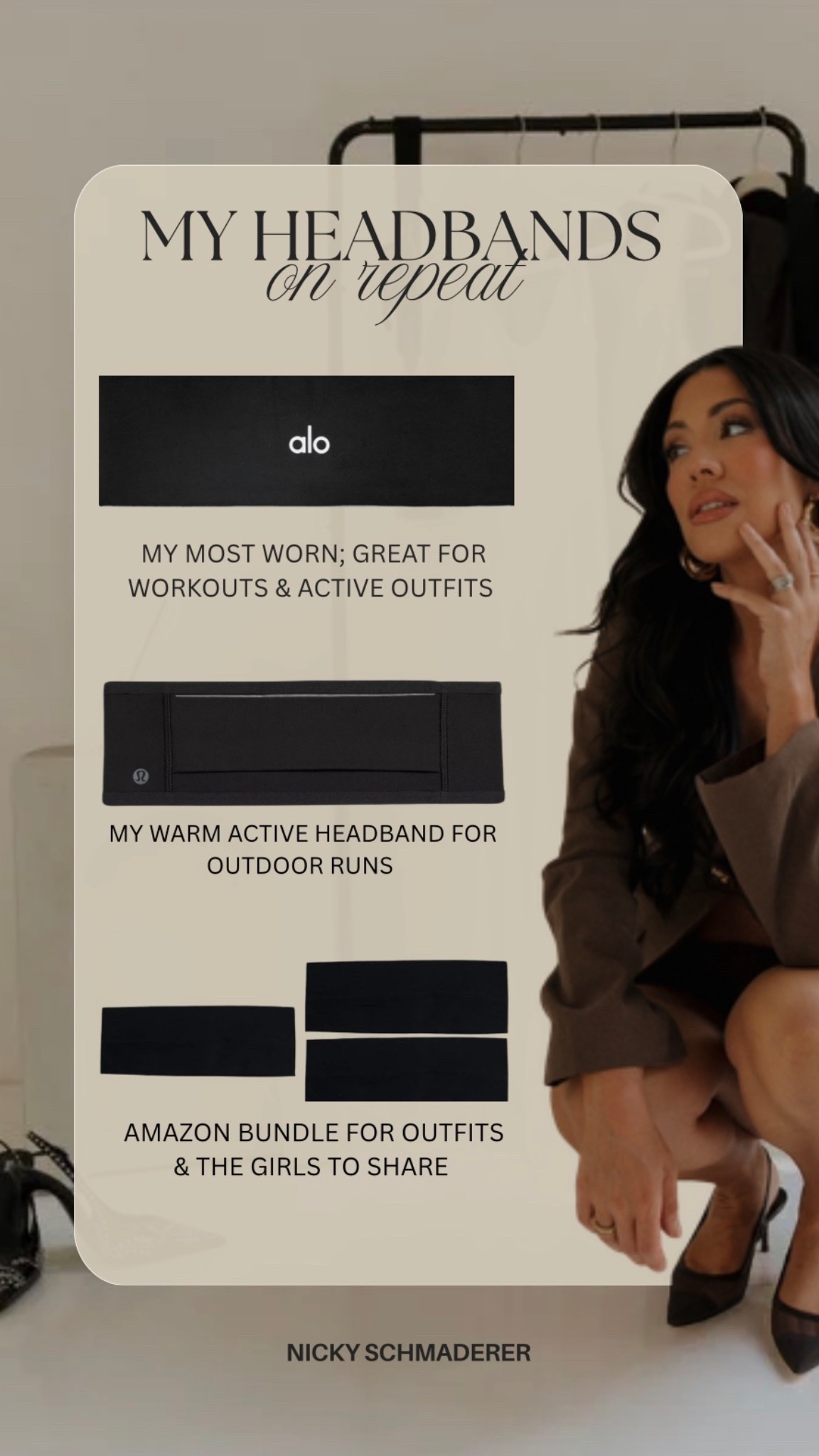 My headbands I wear on repeat!

1. Alo active headband
2. Lululemon warm headband 
3. Amazon casual headband 



#LTKselfcare #LTKFindsUnder50 #LTKActive
