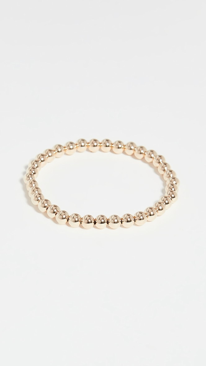 5mm Gold Ball Bracelet | Shopbop