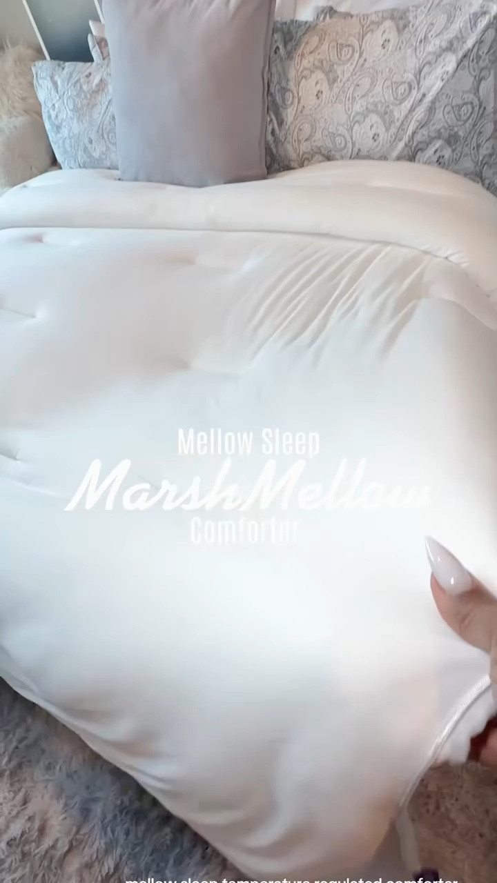 If your bed still doesn’t feel soft and cozy, this MarshMellow comforter might be the upgrade you’ve been missing.  Fluffy, comfortable, and actually feels as good as it looks. 😴☁️ 

#mellowcomforter #mellow #comforter @mellowsleep #SoftAndCozy #MarshmallowComforter #SleepBetter #CozyNights #ComfortUpgrade

#LTKMothersDay #LTKHome