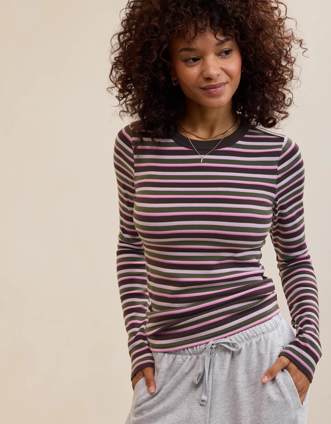 Aerie Essential Henley Layering T-Shirt | Aerie
