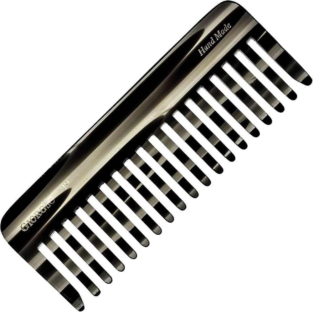 Giorgio G49 Graphite, Large Hair Detangling Comb, Wide Teeth for Thick Curly Wavy Hair. Detangler... | Amazon (US)